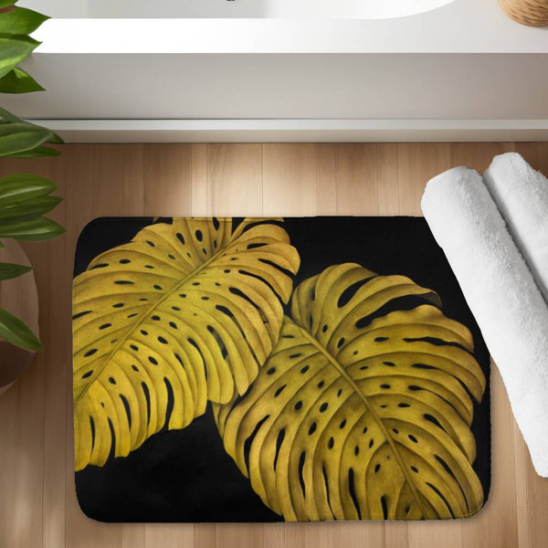 Bless international Floral Bath Mat Wayfair